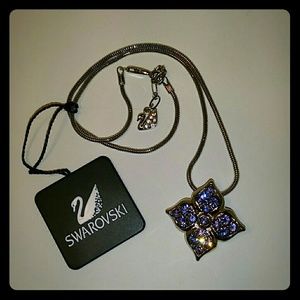Swarovski purple necklace